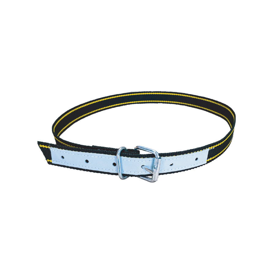 Boyun Askı Kayışı Siyah / Sarı Derili 40mm